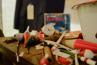 Close-up of vegetables on table at home