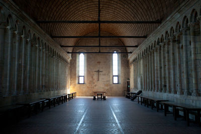 Interior of church