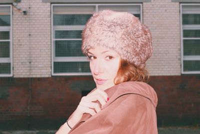 Close-up of a young woman