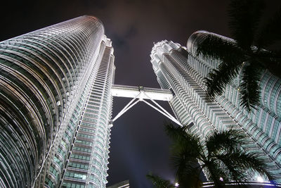 Low angle view of modern building against sky