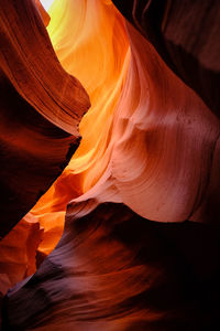 Rock formations at canyon