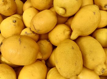 Full frame shot of lemons