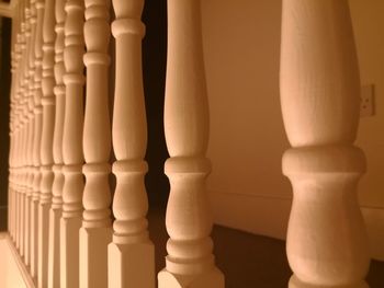 Close-up of architectural columns