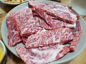 Close-up of food in plate