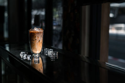 Close-up of drink on table