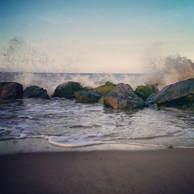 water, sea, beach, tranquil scene, shore, sky, tranquility, scenics, horizon over water, beauty in nature, nature, sand, rock - object, idyllic, reflection, coastline, outdoors, day, cloud - sky, no people