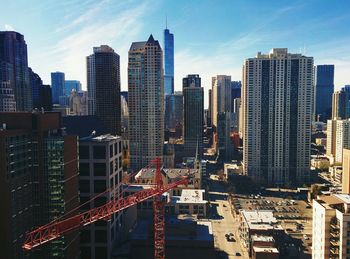 Skyscrapers in city