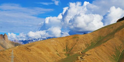 Panoramic view of landscape against sky