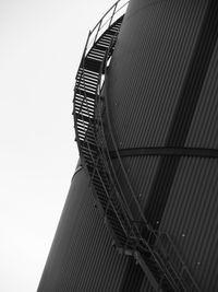 Low angle view of building against clear sky