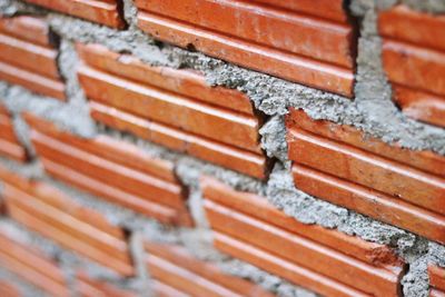 Close-up of wooden wall
