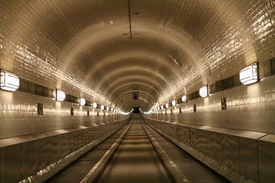 Empty subway station