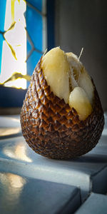 Close-up of fruit on table