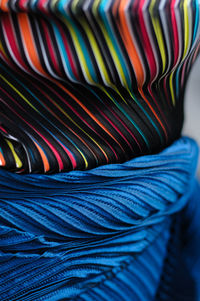 Close-up of colorful textile