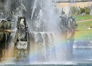 View of fountain