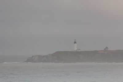 Lighthouse at seaside