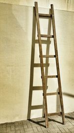 View of ladder against the wall