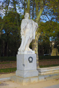 Statue in park