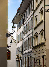 Low angle view of residential buildings