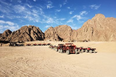 Quad bikes in sinai desert