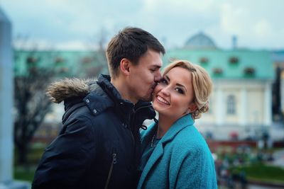 Portrait of young couple