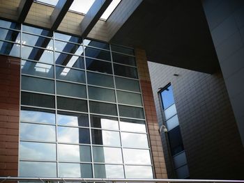 Low angle view of modern building