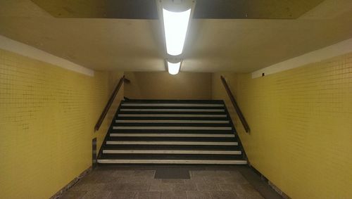 Empty corridor of building