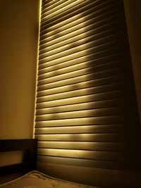 Sunlight falling on wall at home