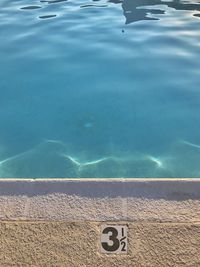 Aerial view of swimming pool