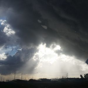 Low angle view of sky at night