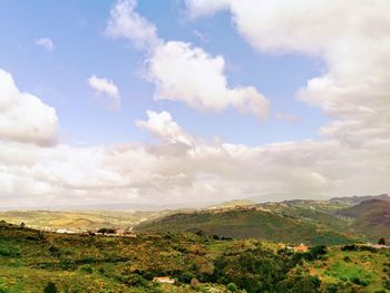 Scenic view of landscape against sky