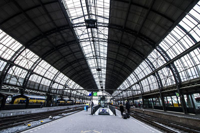 Railroad station platform