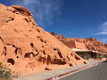 Panoramic view of mountain against sky