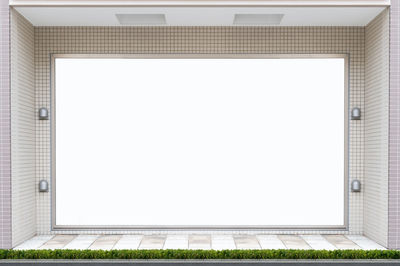 View of empty office building