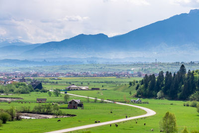 Scenic view of landscape against sky