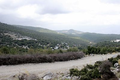 Scenic view of landscape against sky