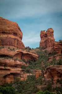 View of rock formations