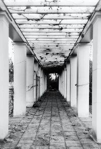Long empty corridor