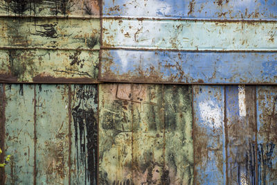 Full frame shot of weathered wall