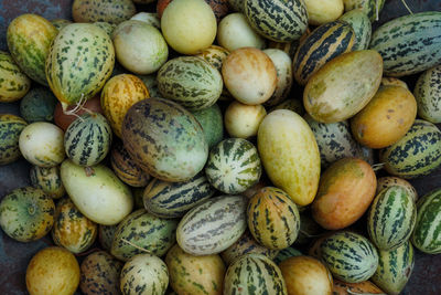 Full frame shot of vegetables for sale in market