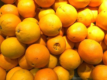 Full frame shot of oranges
