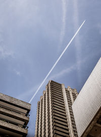 Low angle view of buildings against sky