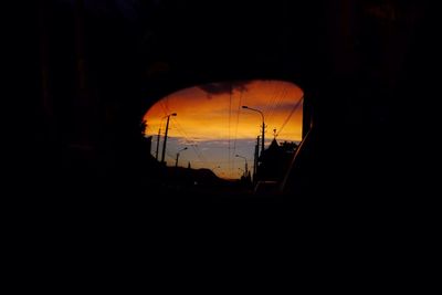 View of sky at sunset