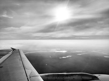 Close-up of sea against sky