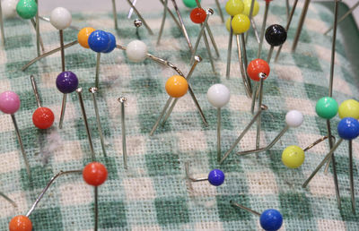 Close-up of multi colored candies