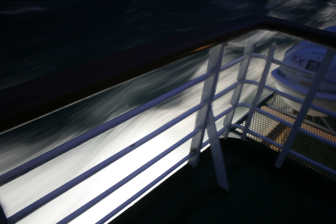 CLOSE-UP OF RAILING