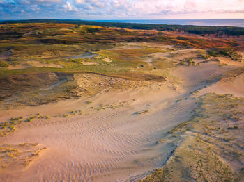 Aerial view of landscape