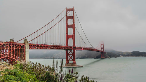 Golden gate bridge against sky, san francsico