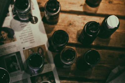 Close-up of food on table