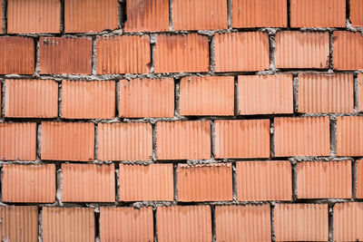 Full frame shot of building. brick wall 