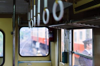 Interior of train